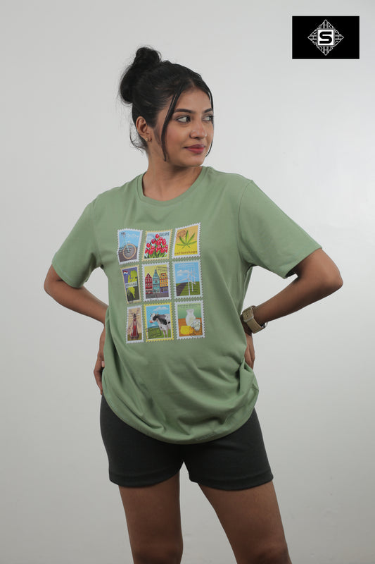 Unisex Reguar Stamps graphic tee