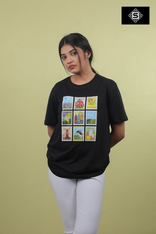 Unisex Reguar Stamps graphic tee