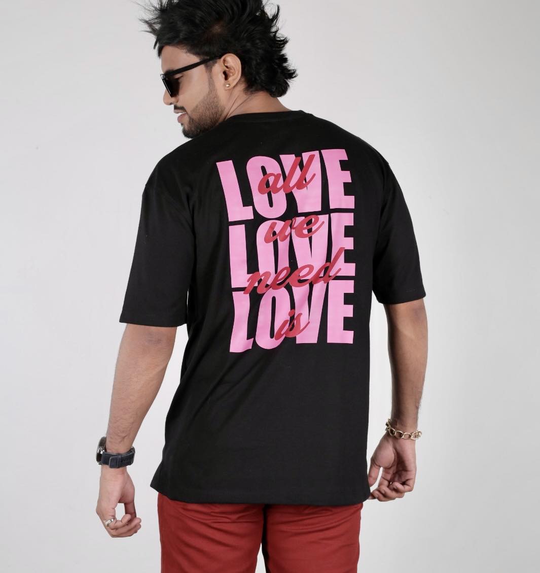 Heartfelt love Over Size Tee