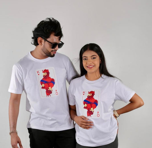 King & Queen Unisex Regular Tees