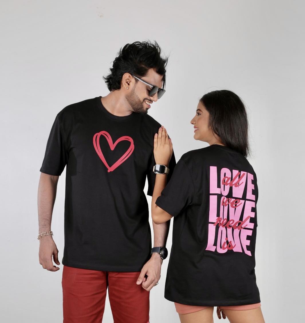 Heartfelt love Over Size Tee