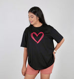 Heartfelt love Over Size Tee
