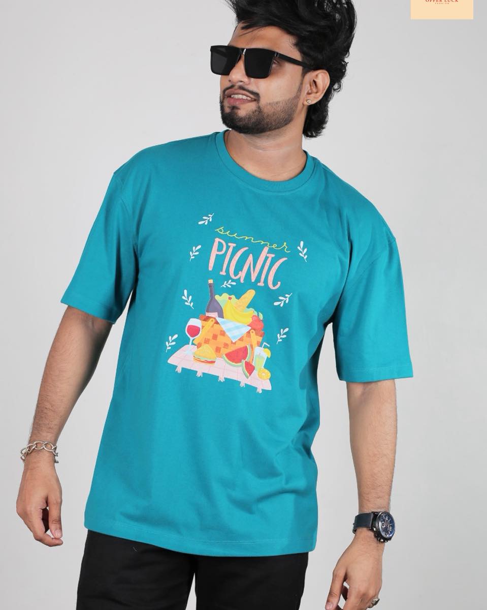 Summer Picnic Unisex Oversized Tee
