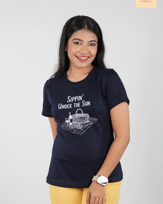 Sippin’ Under The Sun Ladies Tee