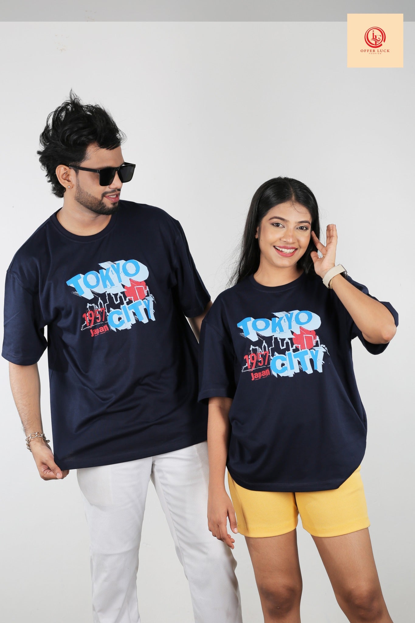 Tokyo City Unisex Oversized Tee