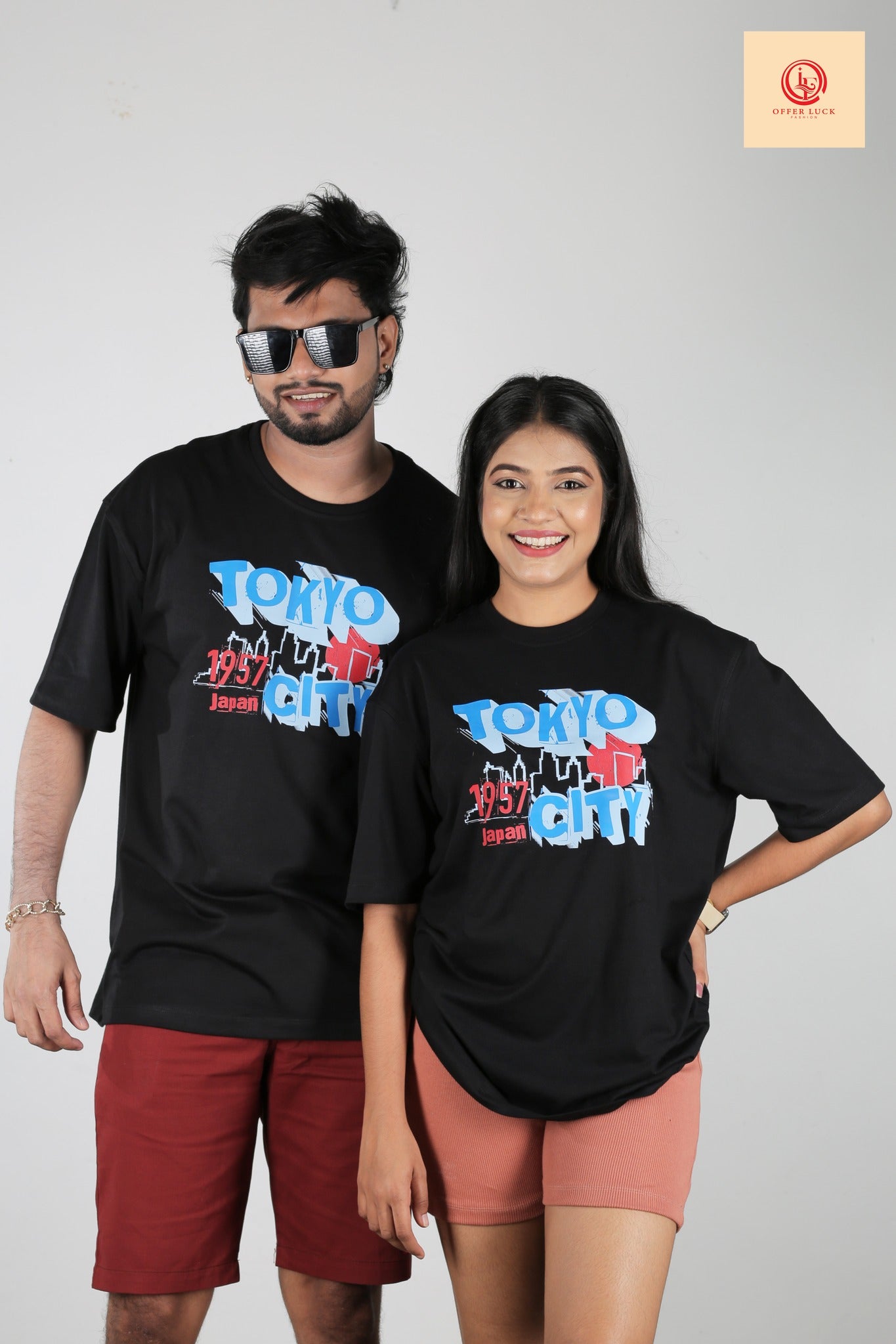 Tokyo City Unisex Oversized Tee