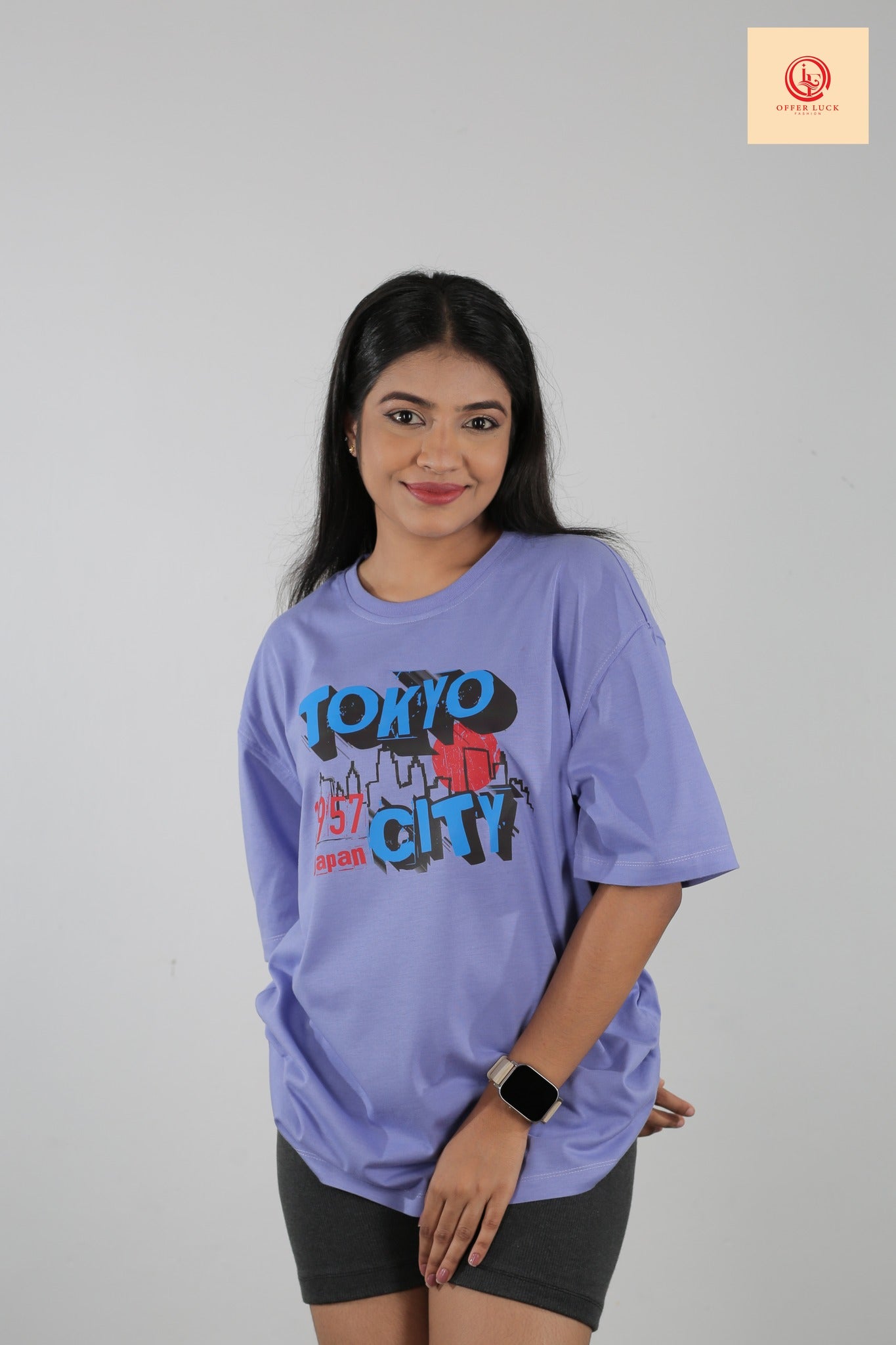 Tokyo City Unisex Oversized Tee