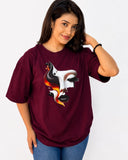 Midnight Muse Graphic Oversize Tee