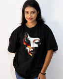 Midnight Muse Graphic Oversize Tee
