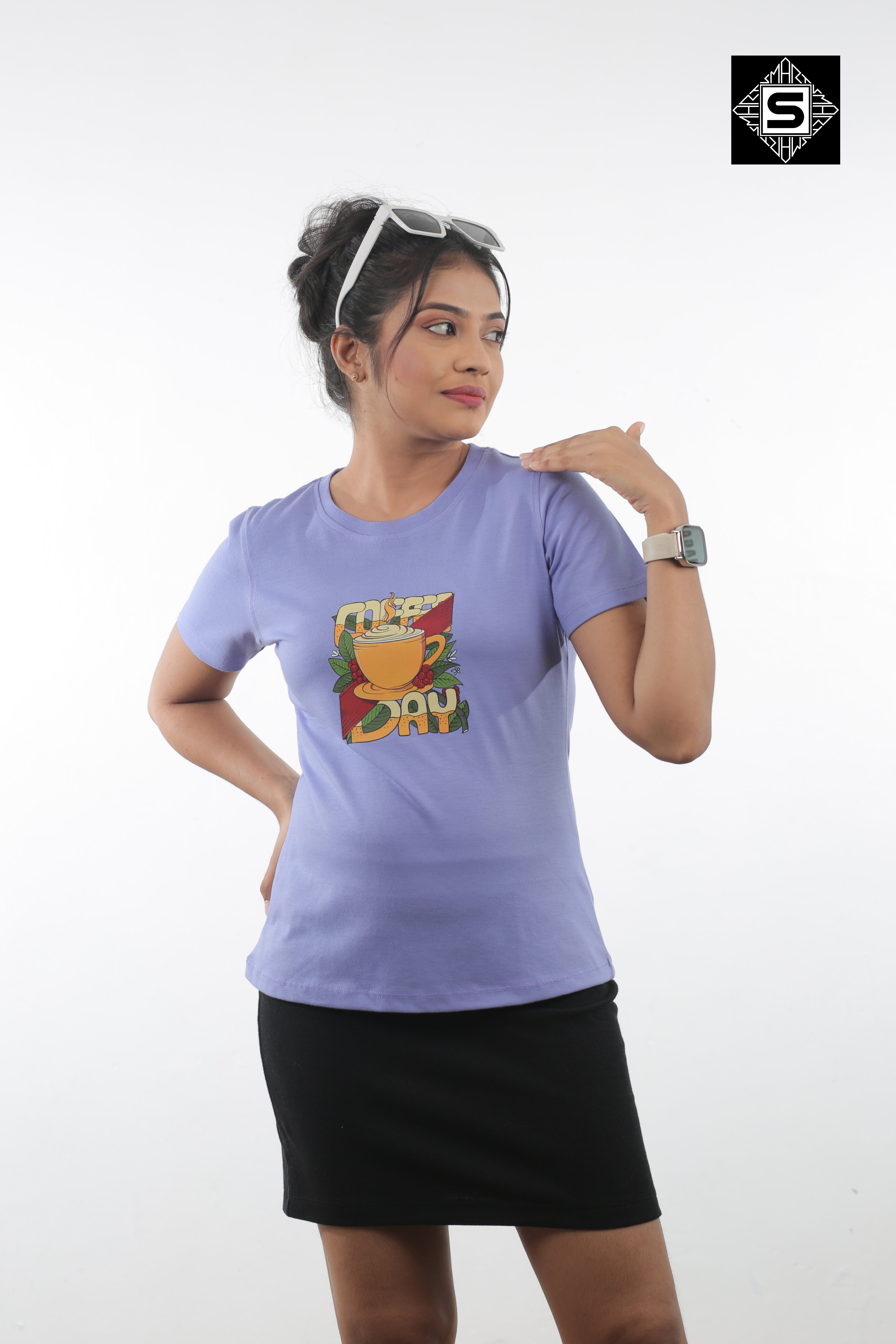 Cofee Day Ladies Regular Tshirt