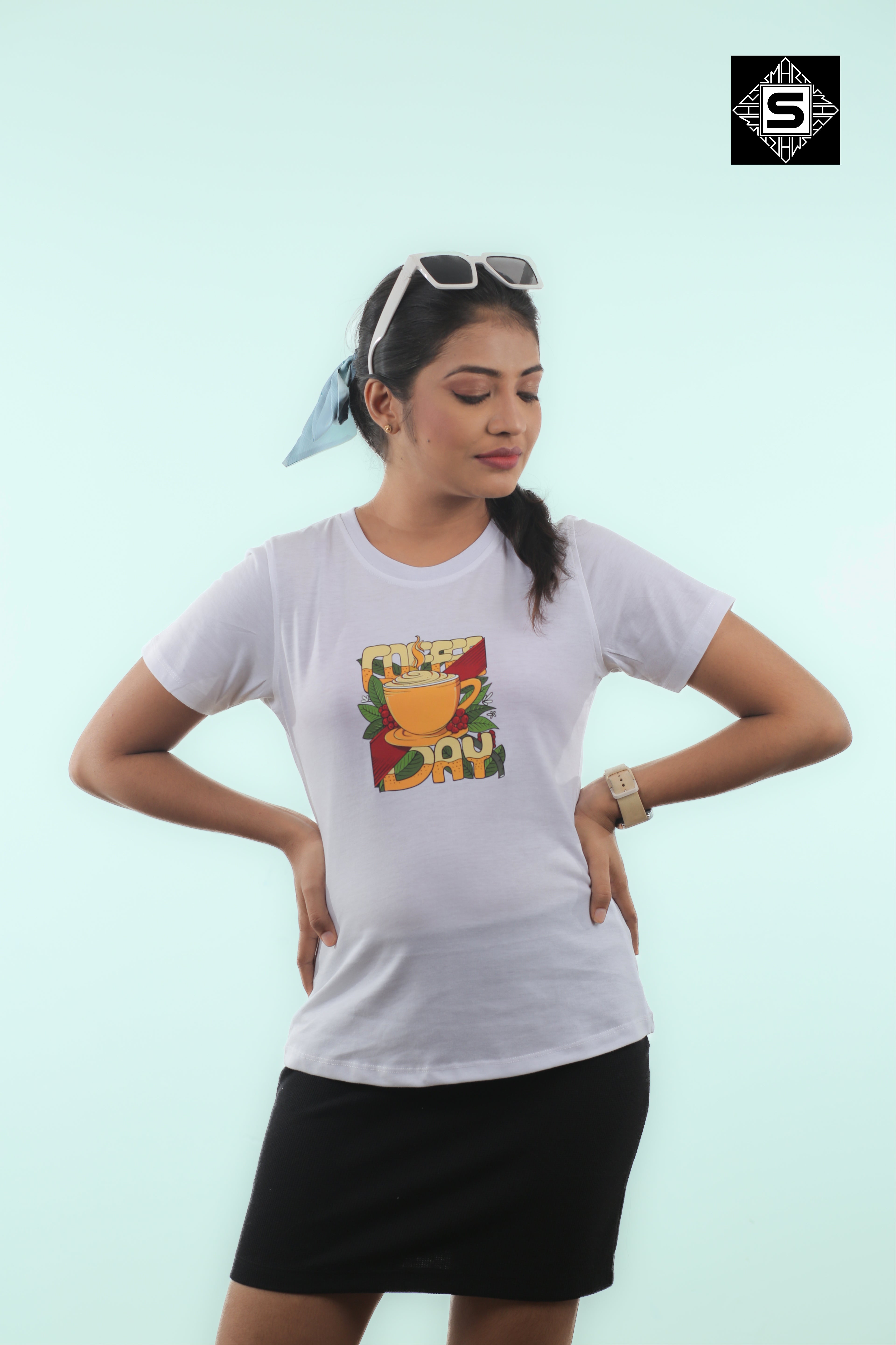 Cofee Day Ladies Regular Tshirt