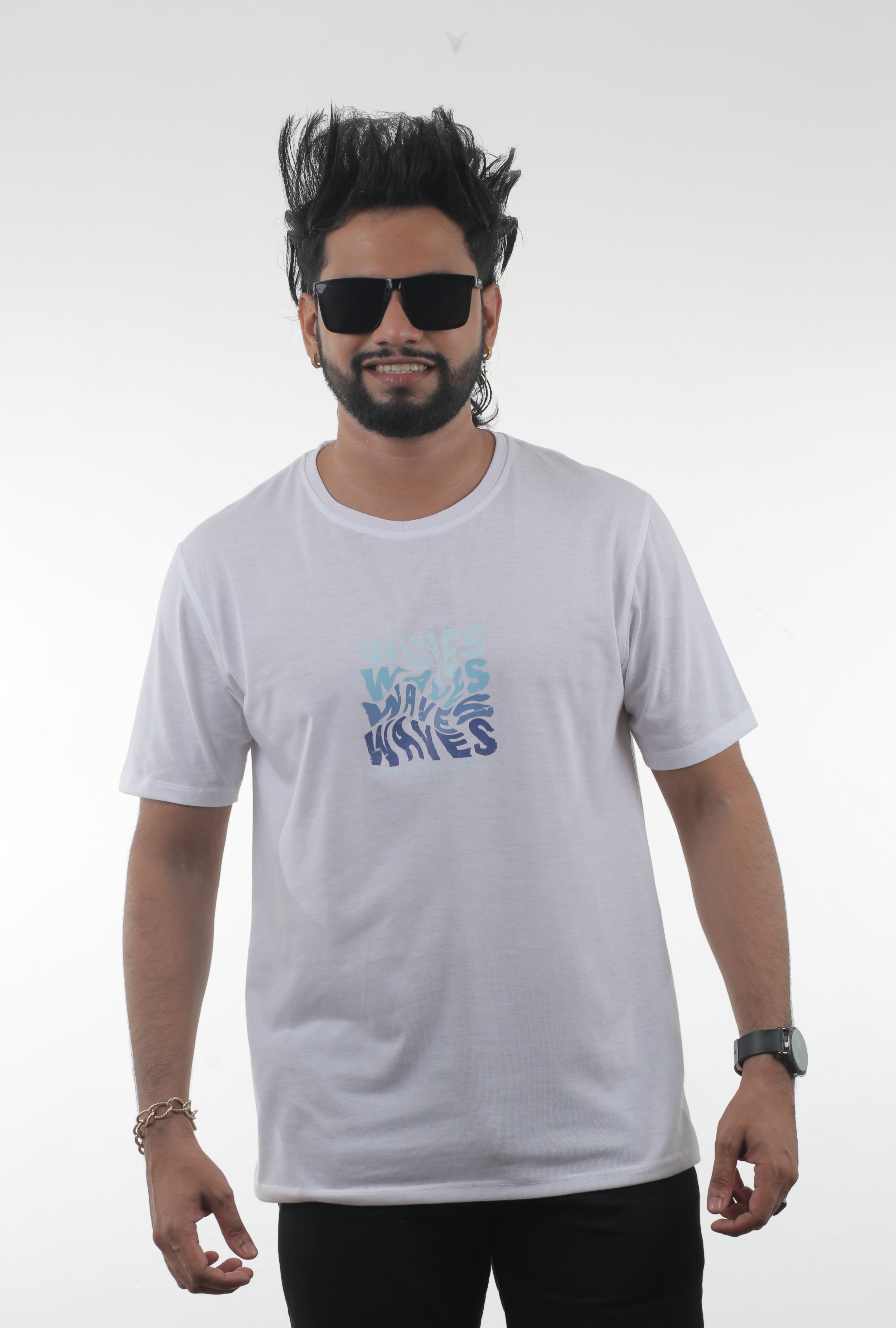 Wave Illusion Graphic Unisex Tee