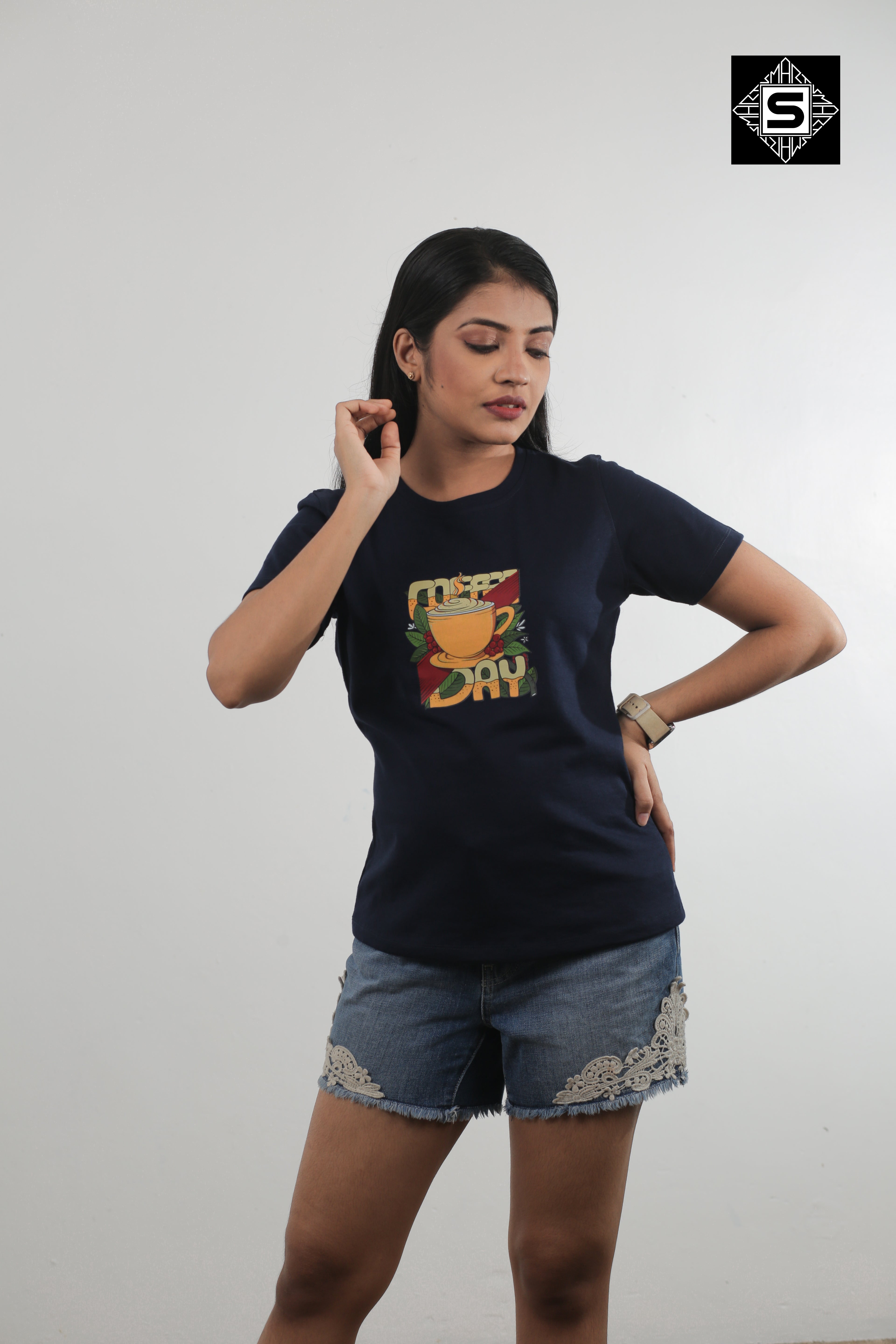 Cofee Day Ladies Regular Tshirt
