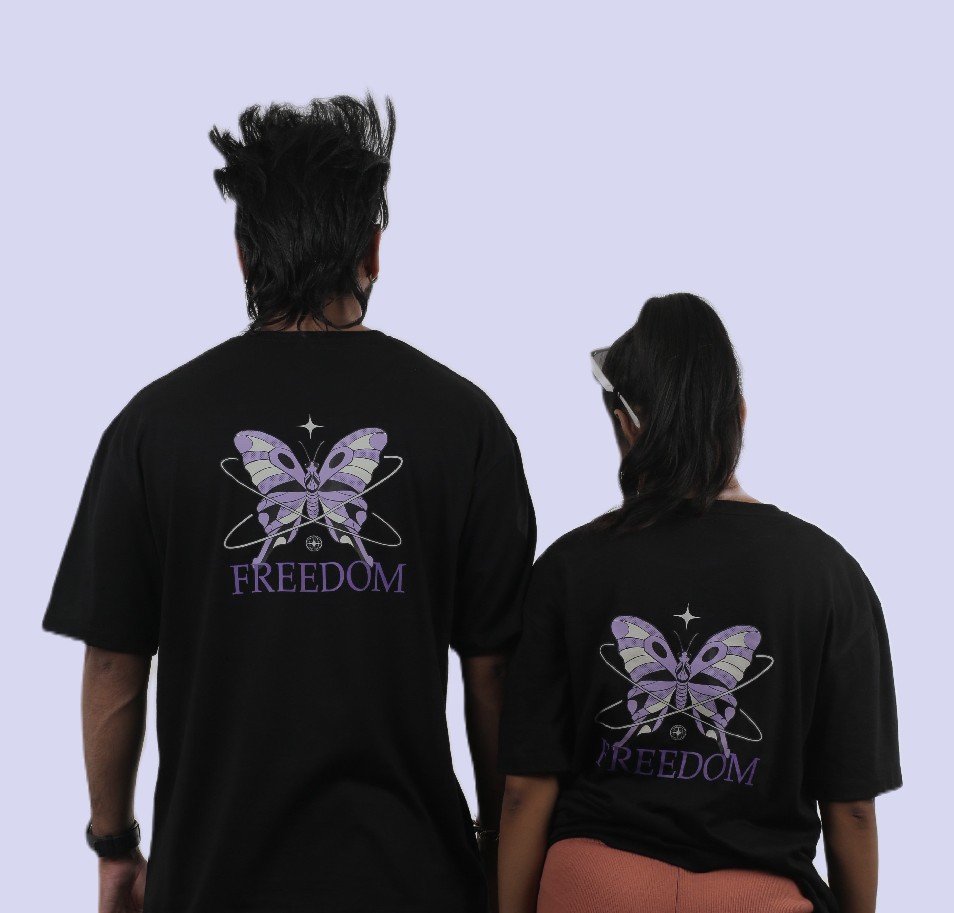 Freedom Butterfly Unisex Oversized Tee