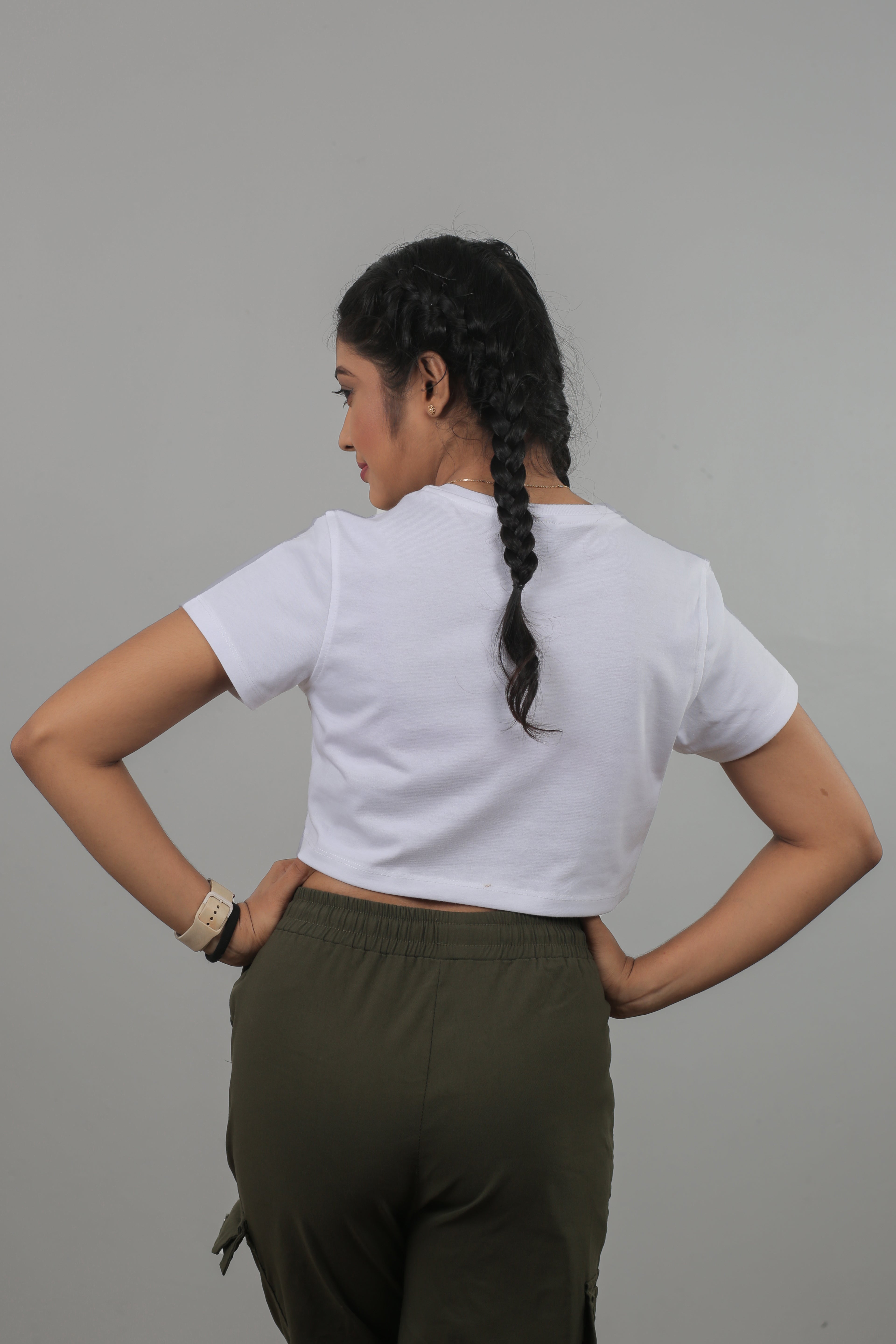 Ladies Retro Car Crop Top