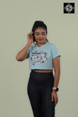 Every Day Cofee Club Crop Top