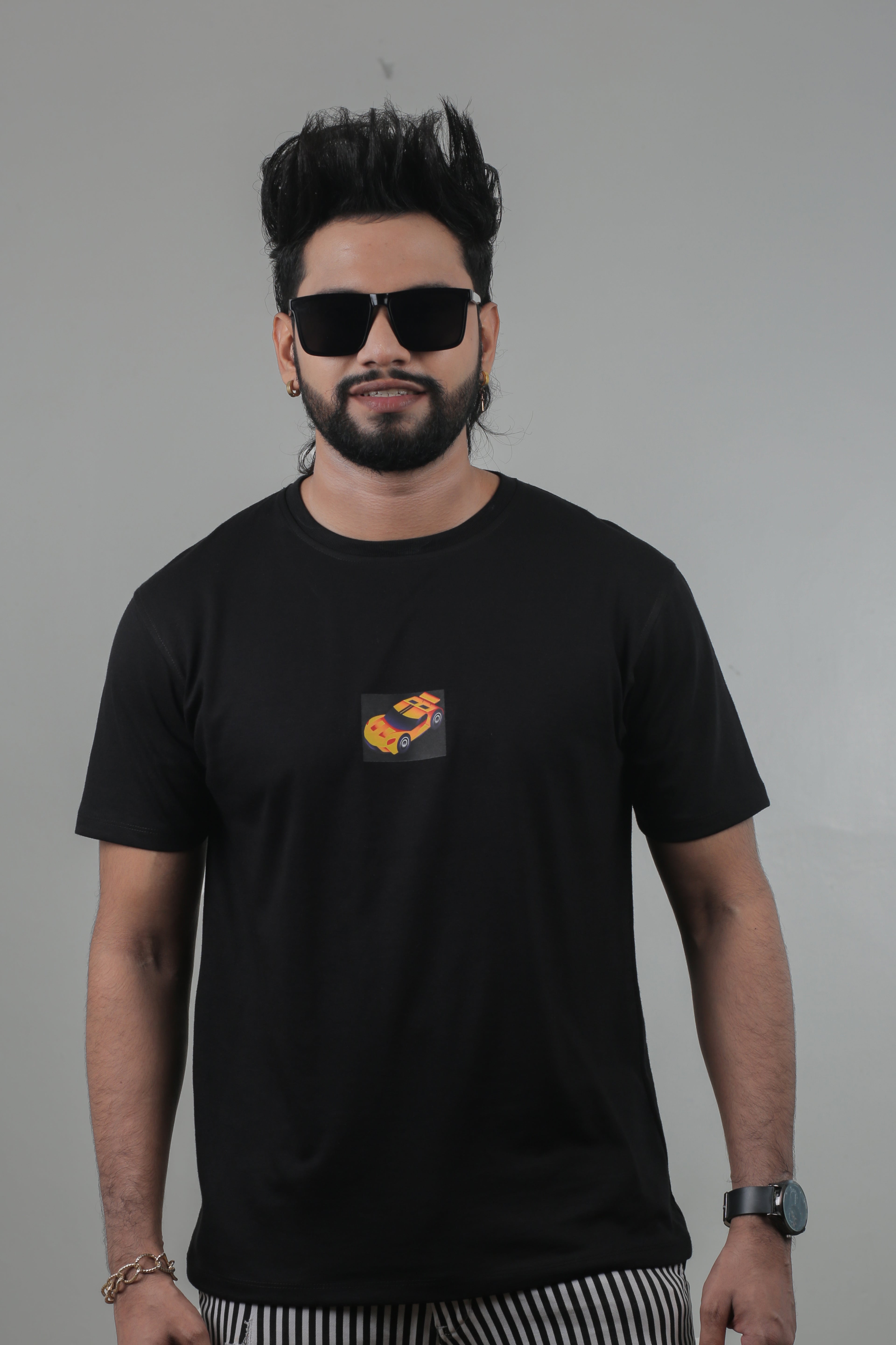 Men’s Graphic Car Print T-Shirt