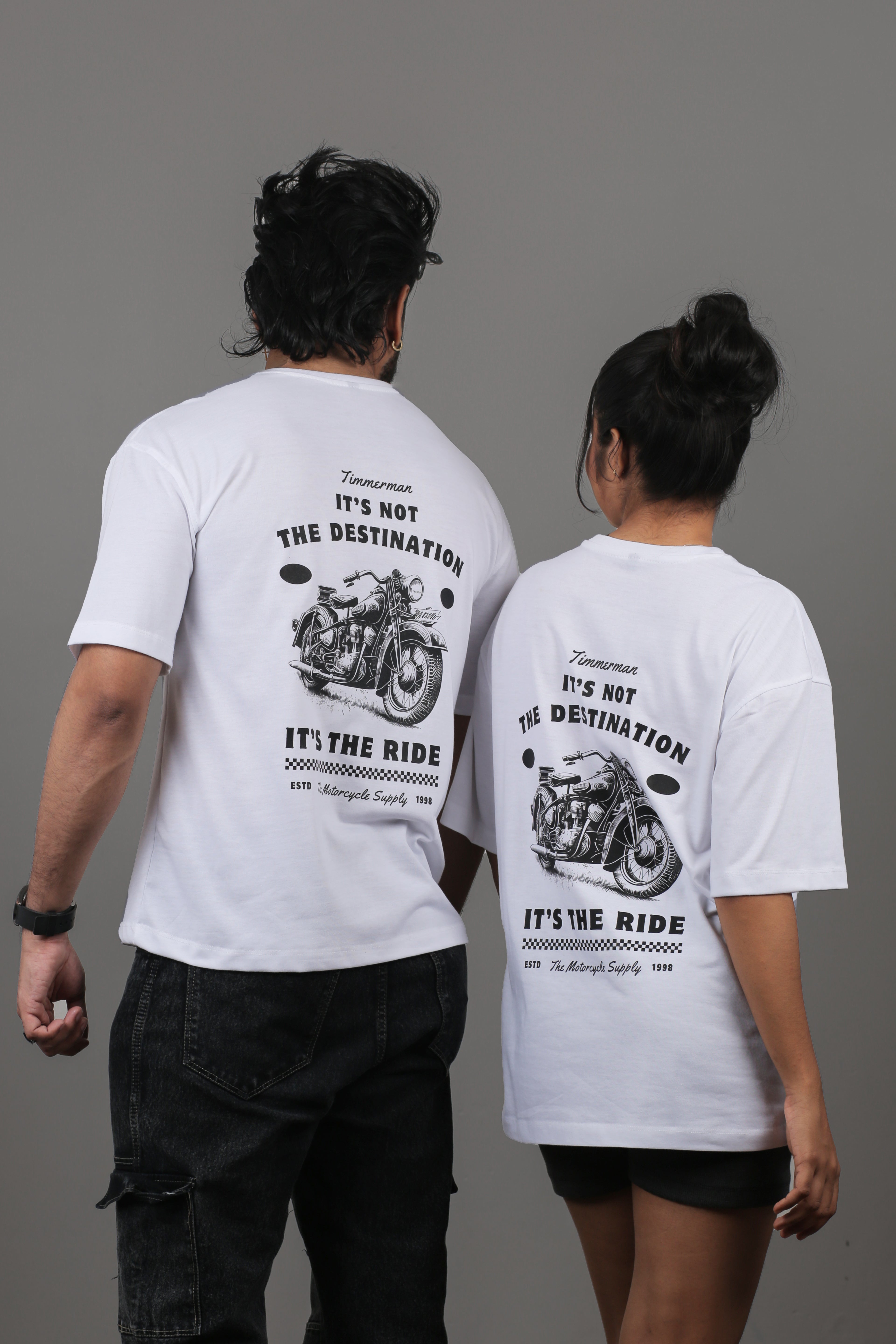 Unisex Oversize Motorcycle Quote T-Shirt