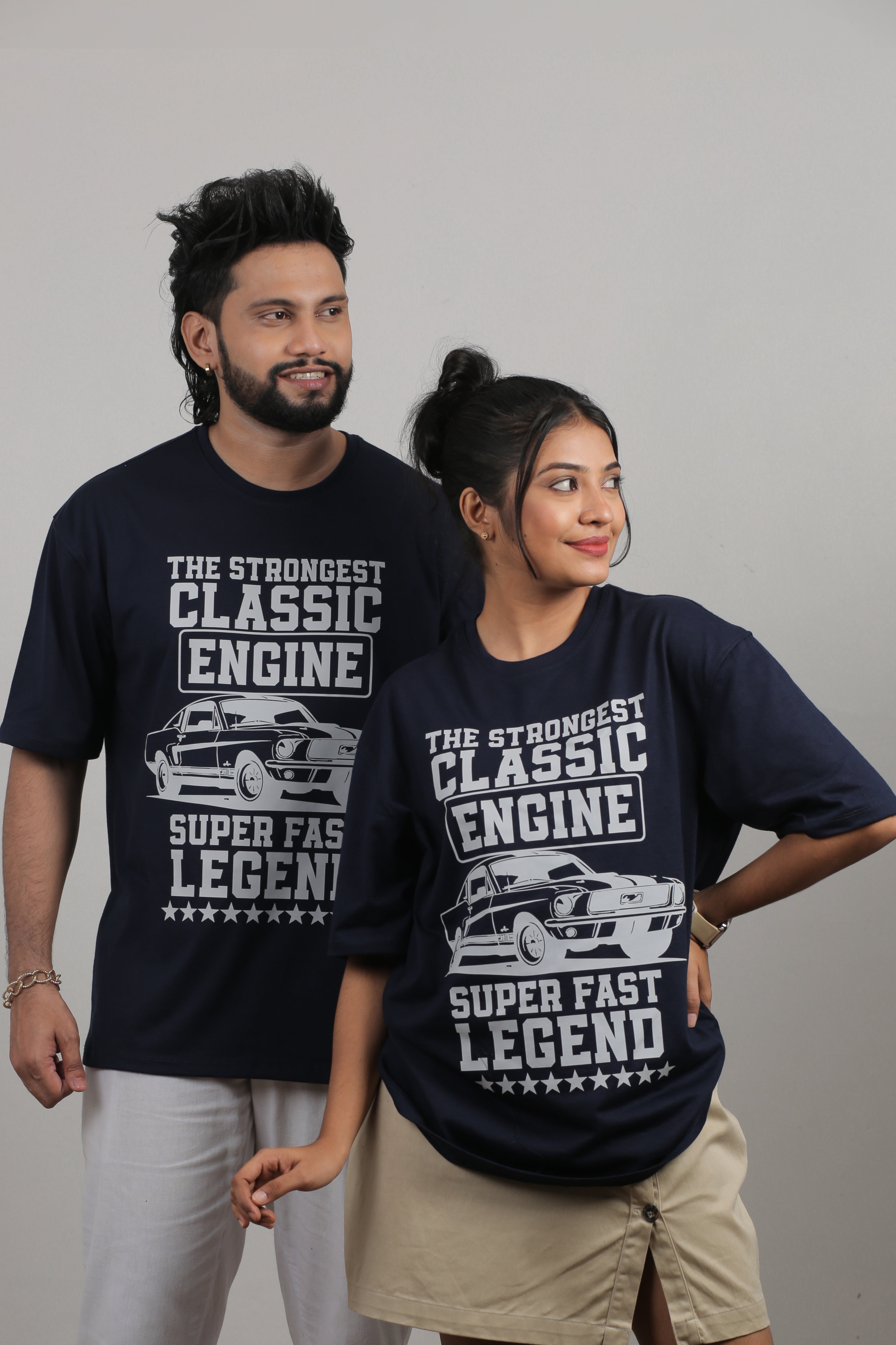 Classic Car Unisex Over Size Tee
