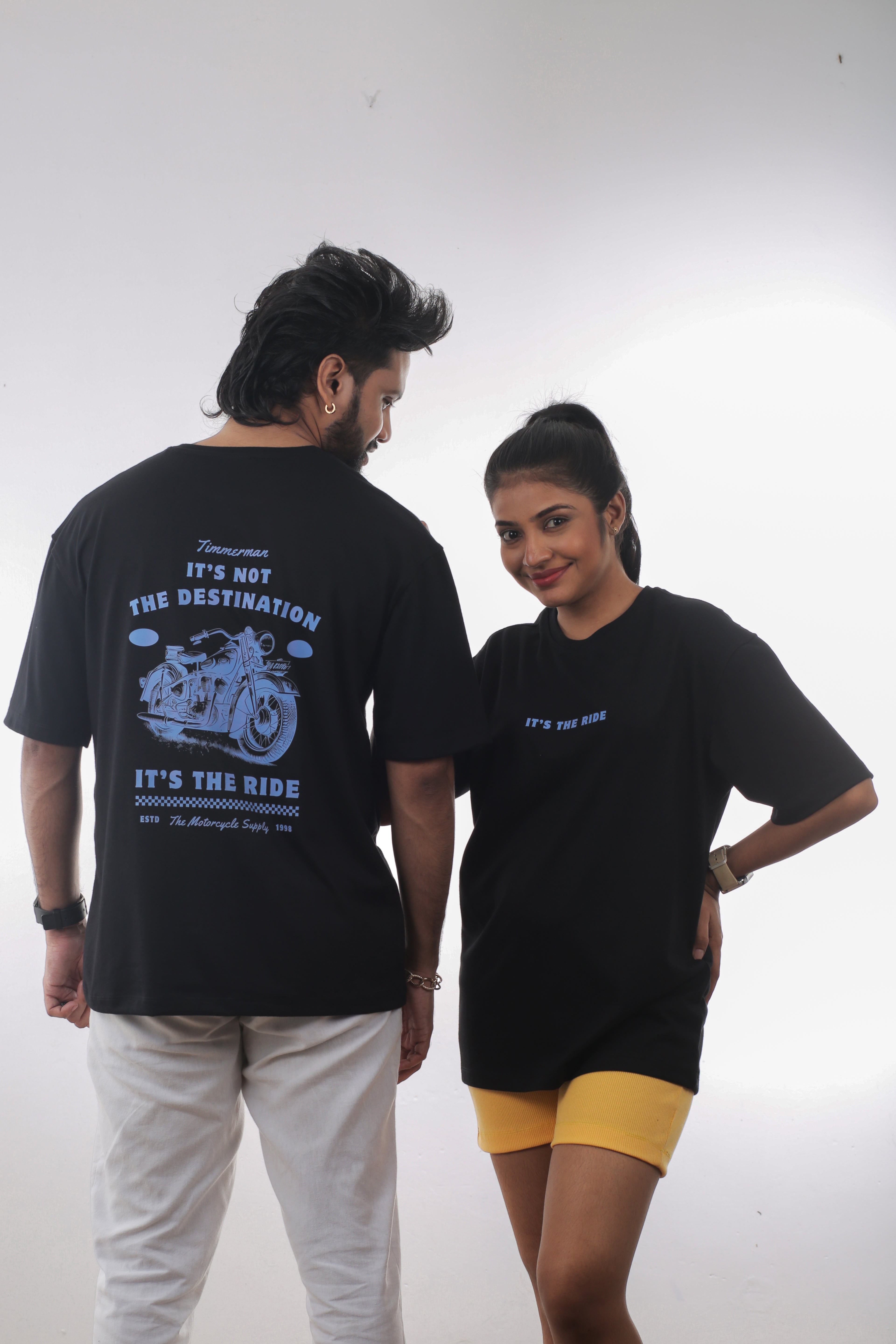 Unisex Oversize Motorcycle Quote T-Shirt