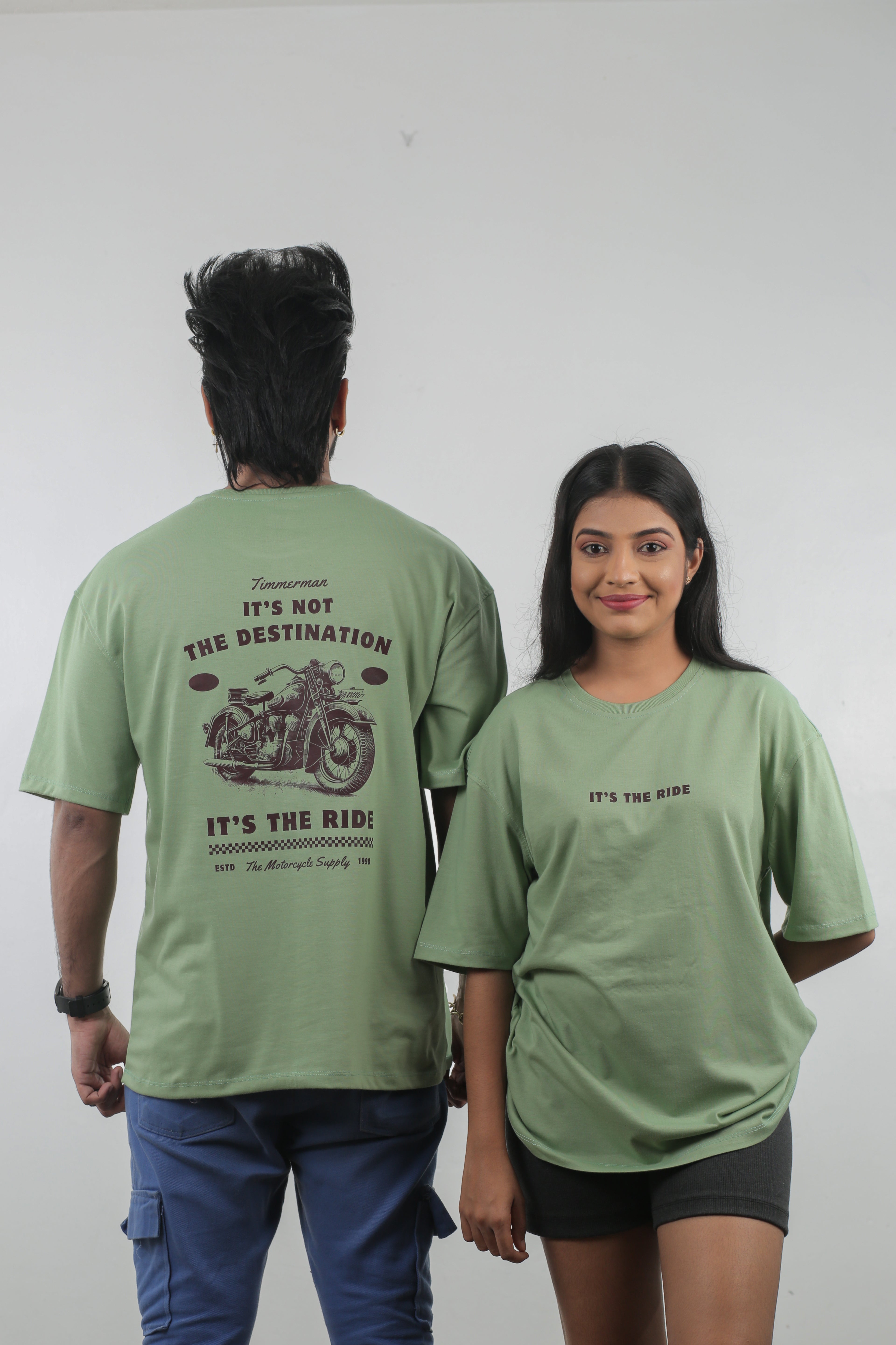 Unisex Oversize Motorcycle Quote T-Shirt