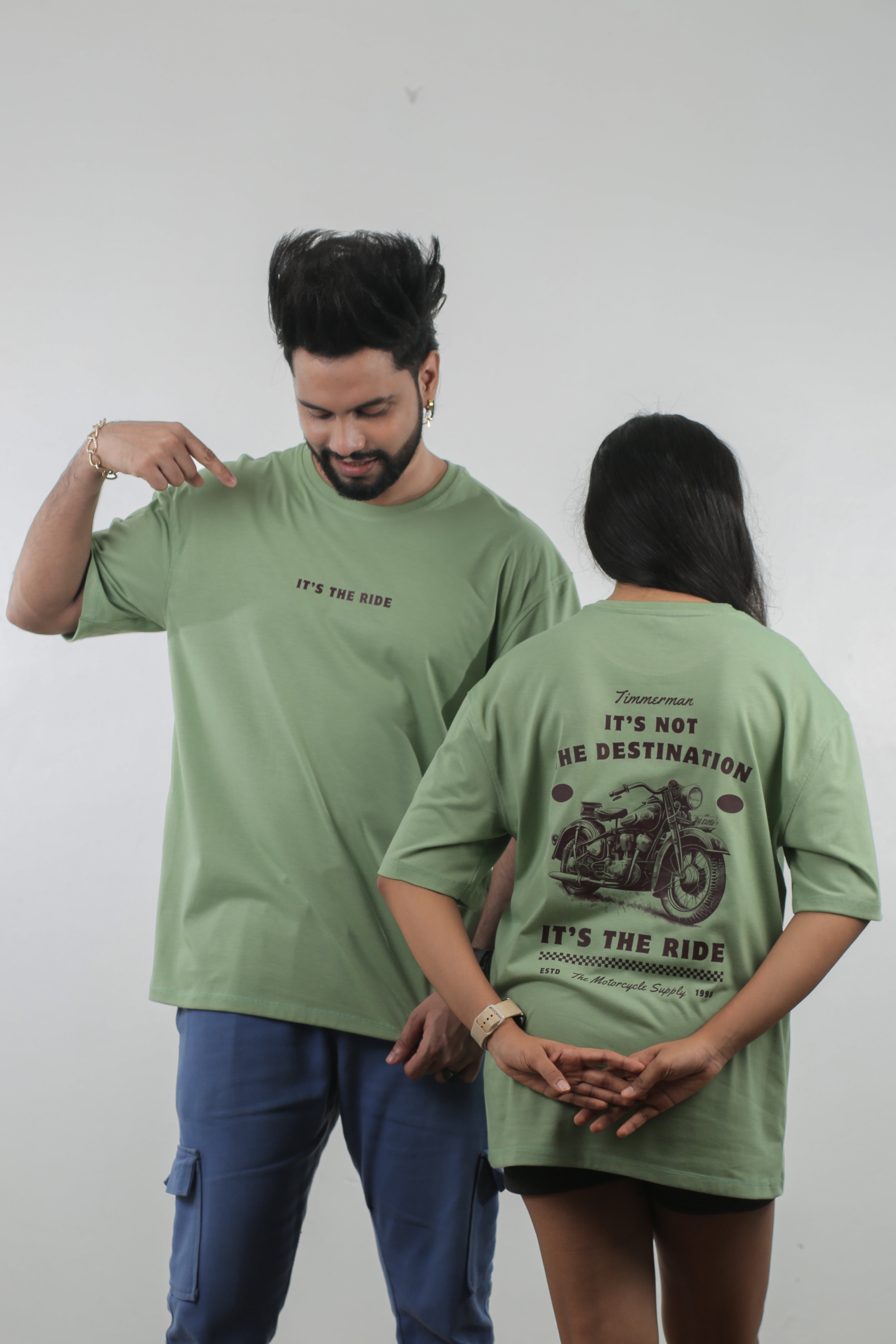 Unisex Oversize Motorcycle Quote T-Shirt