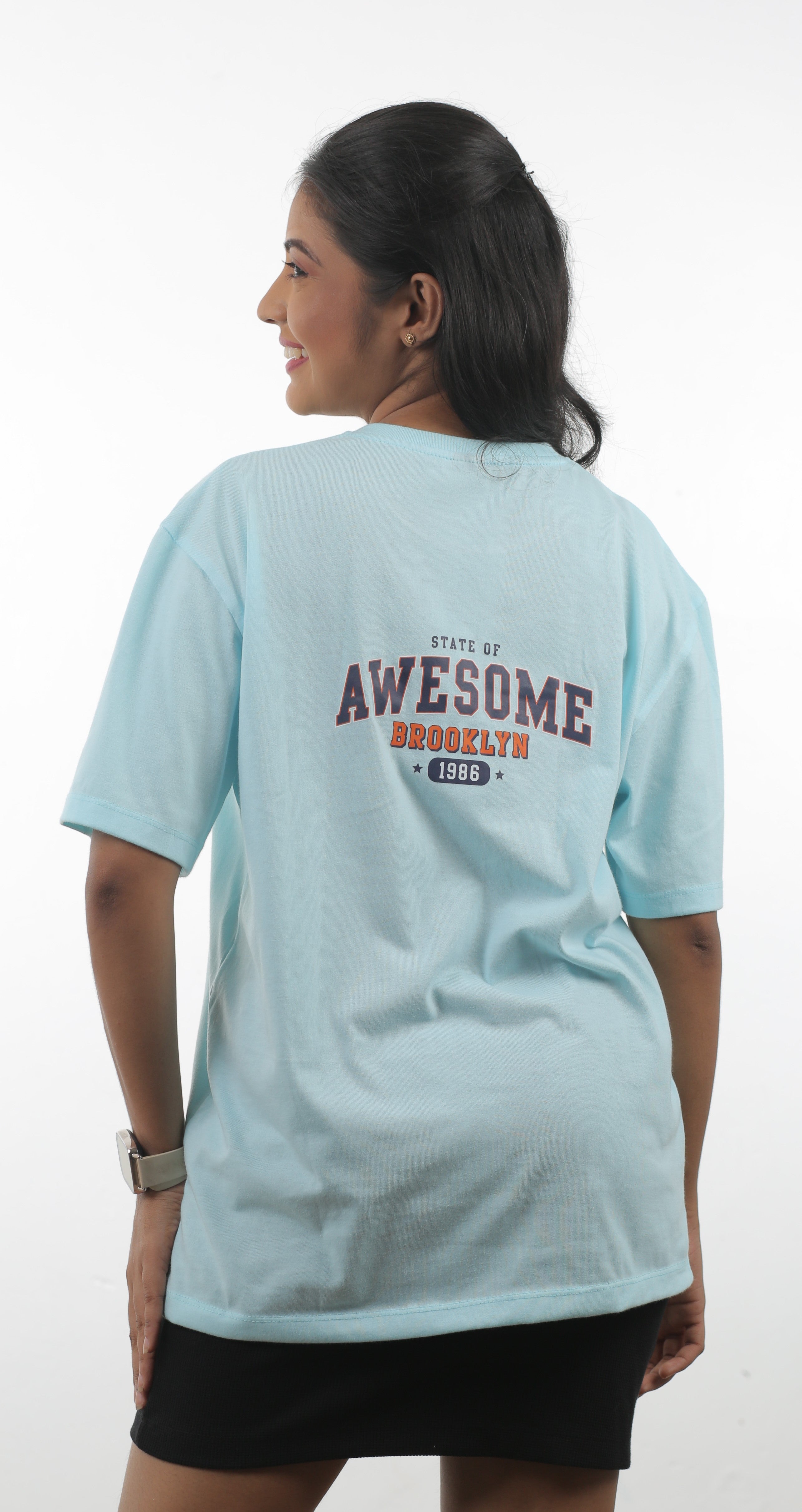 Awesome Brooklyn Unisex Oversized Tee