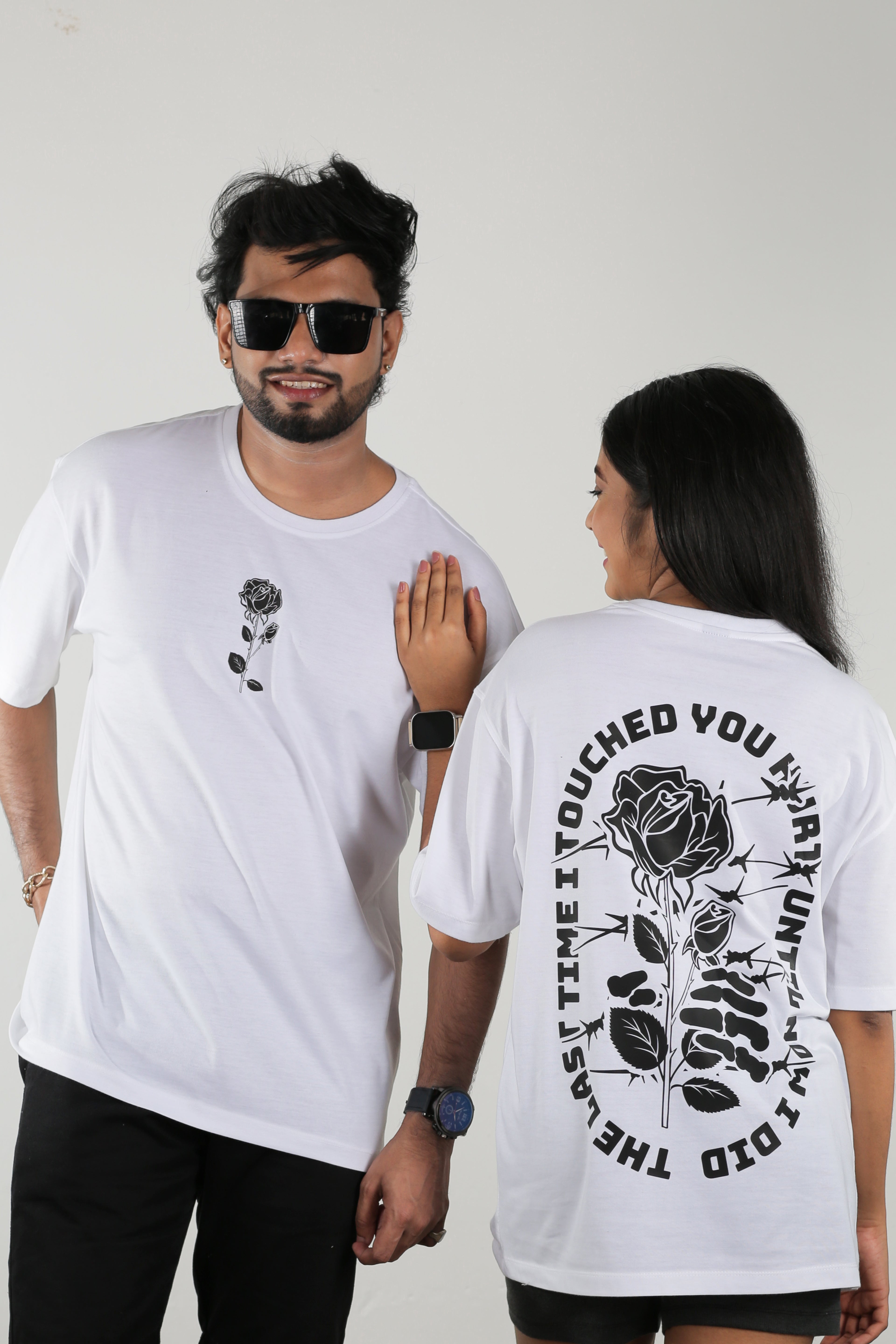 Rose Quote Unisex Oversize Tee