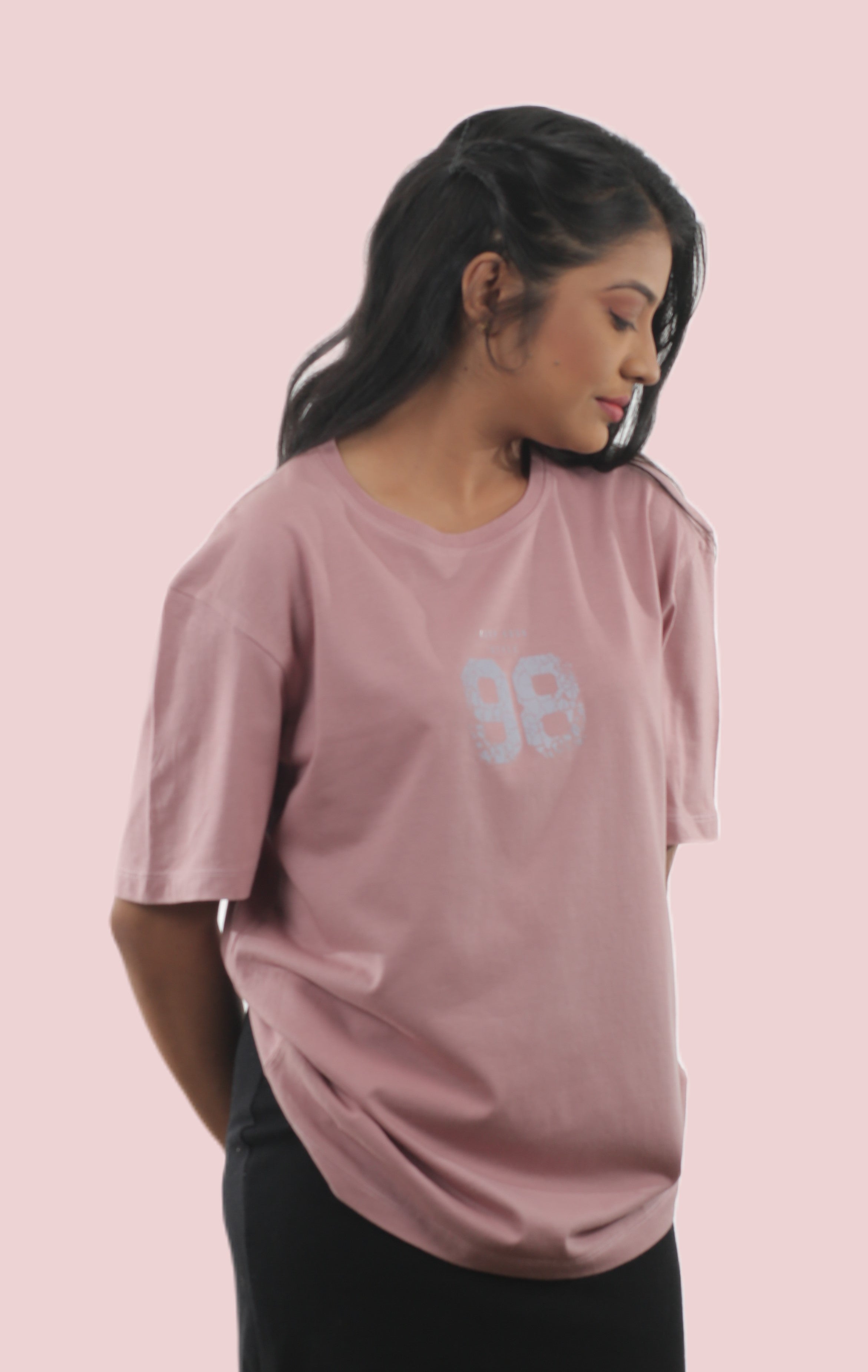 98 Floral Unisex Oversized Tee