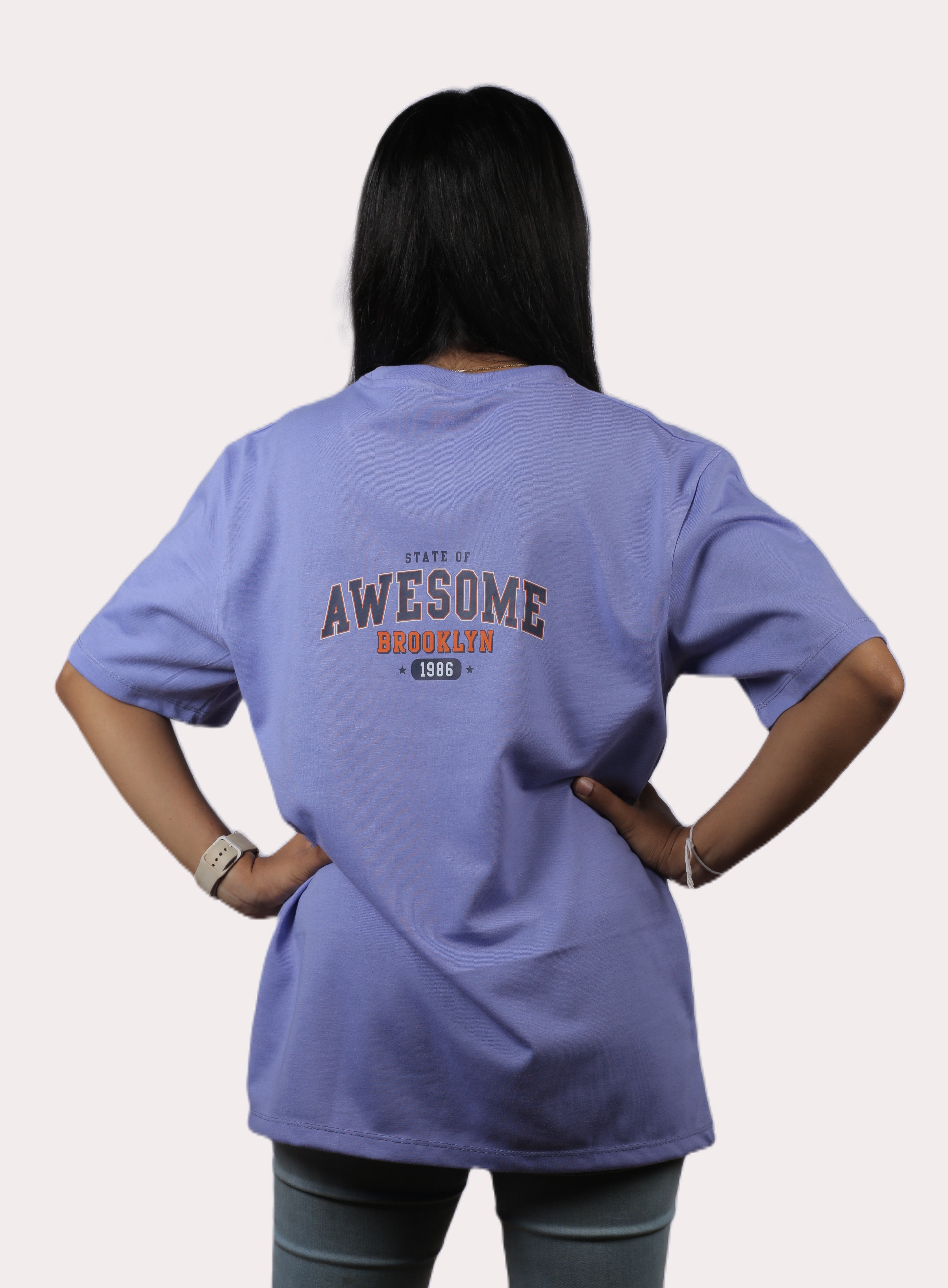 Awesome Brooklyn Unisex Oversized Tee