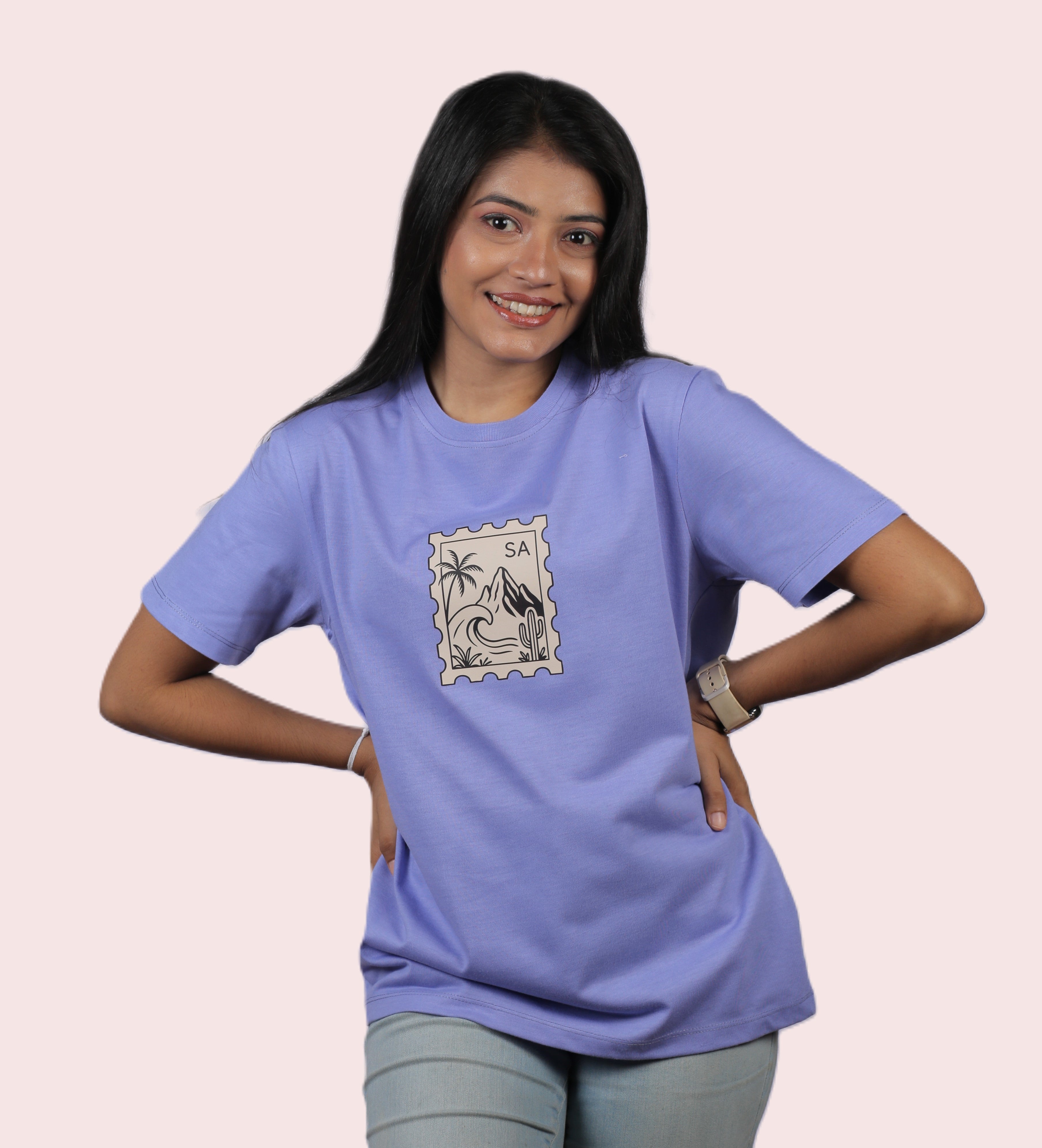 Desert Stamp Graphic Unisex Tee