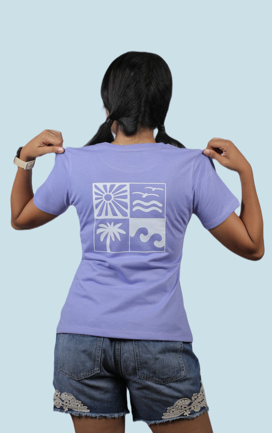 Island Vibes Graphic Ladies Tee SMLR00005000