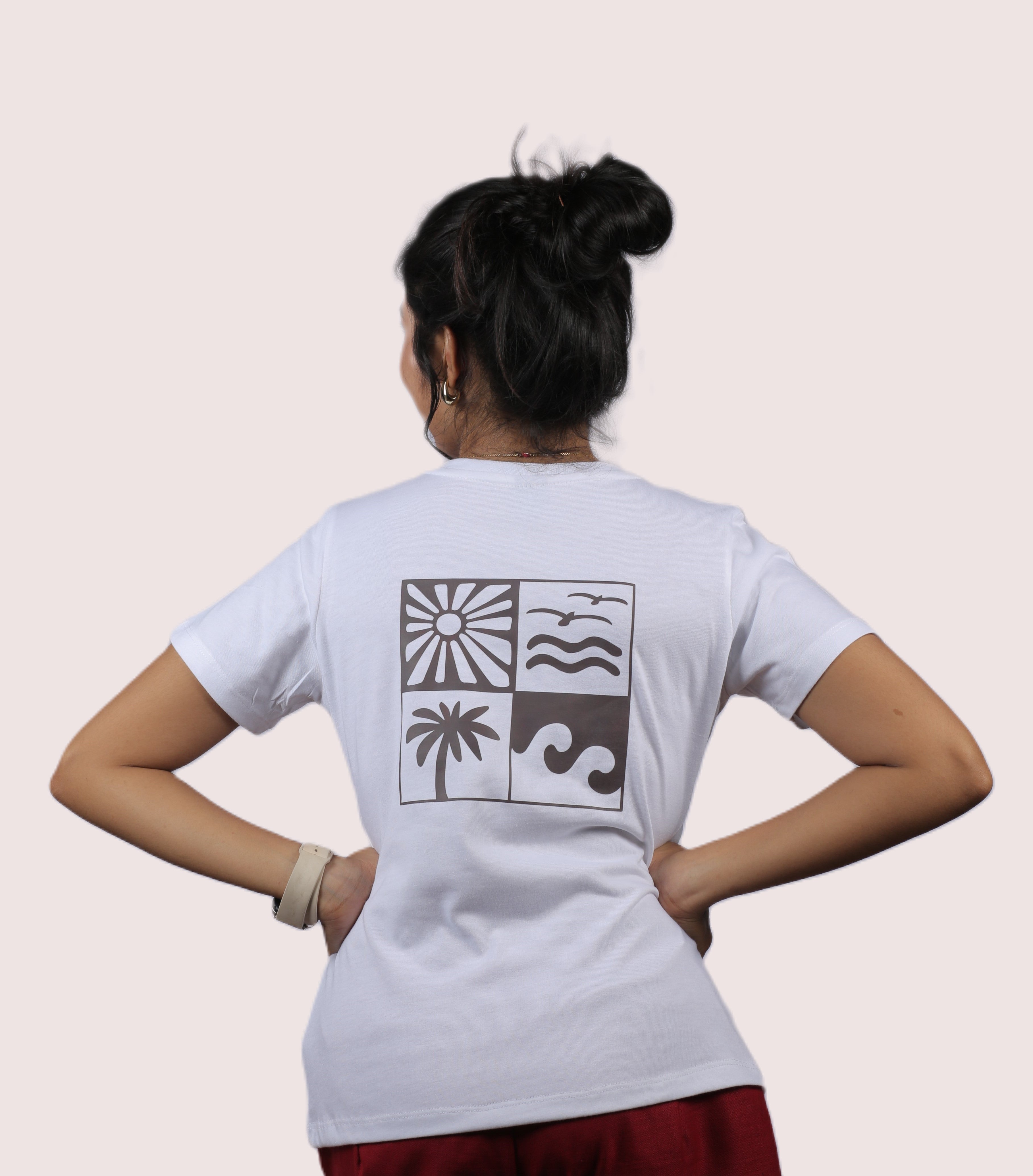 Island Vibes Graphic Ladies Tee SMLR00005000