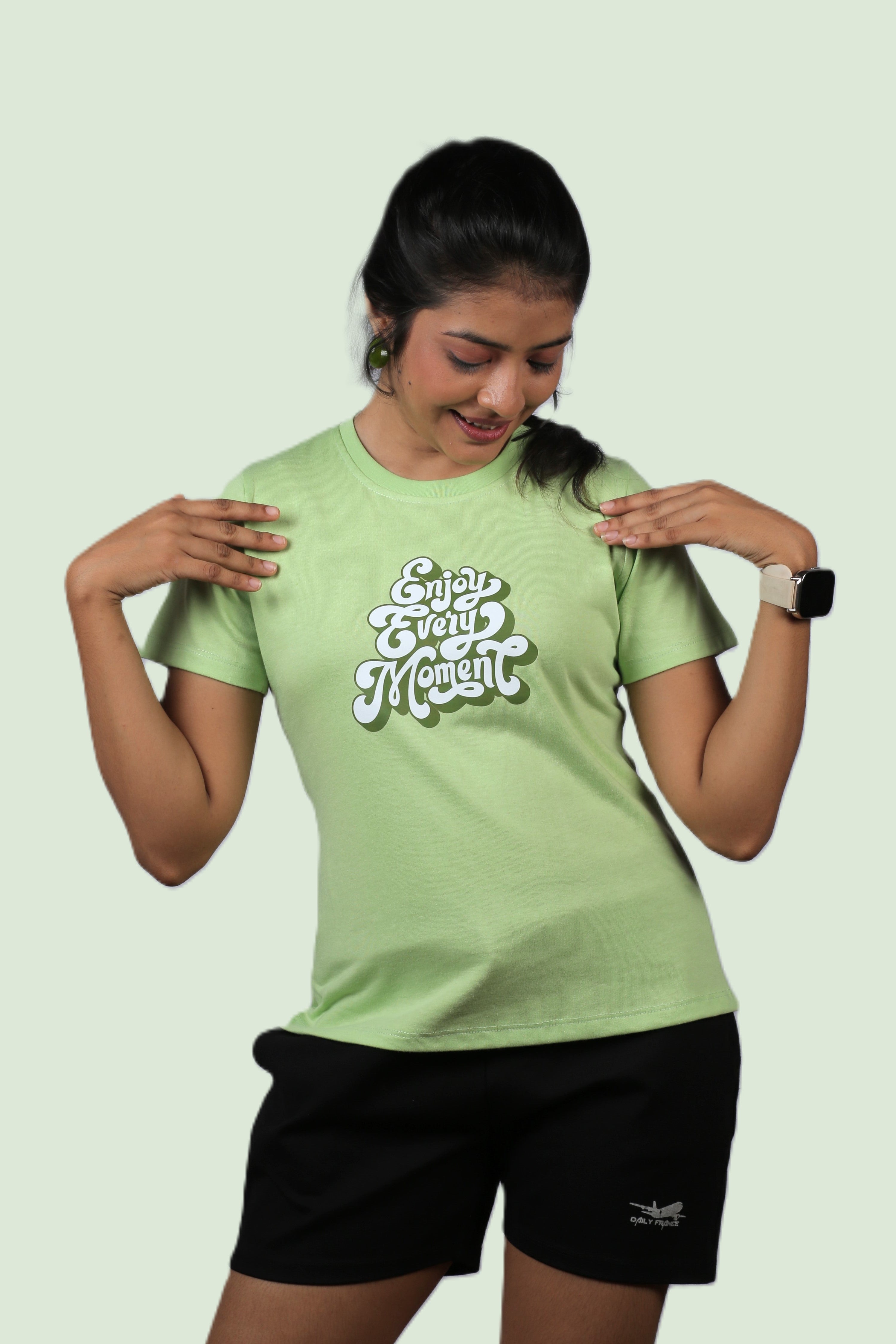 Positive Vibes Graphic Ladies Tee