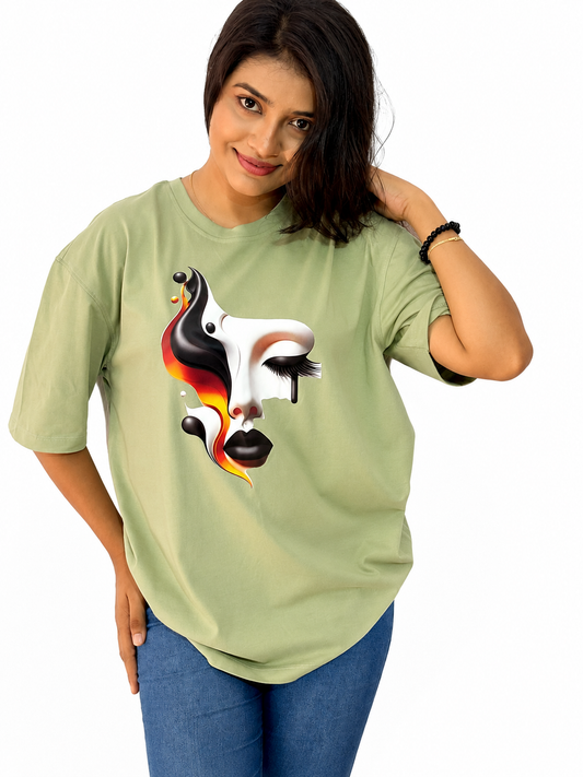 Midnight Muse Graphic Oversize Tee