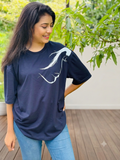 Shadow Face Unisex Oversized Tee