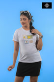 Ladies regular stamps graphic tee