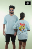 Unisex oversized asterix cartoon tee