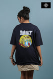Unisex oversized asterix cartoon tee