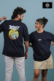 Unisex oversized asterix cartoon tee