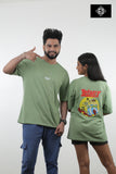 Unisex oversized asterix cartoon tee