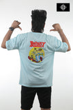 Unisex oversized asterix cartoon tee