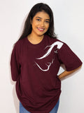Shadow Face Unisex Oversized Tee