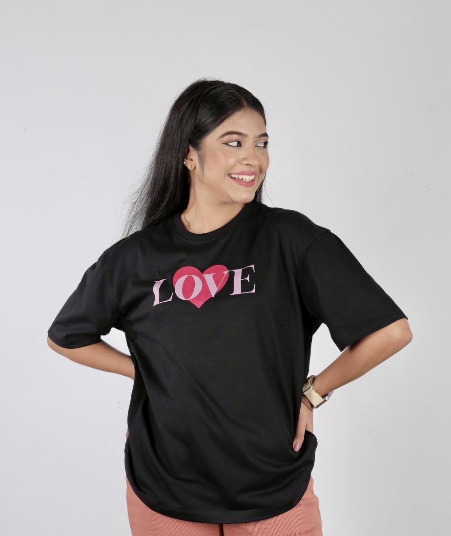 Forever Love Unisex Over Size Tshirt