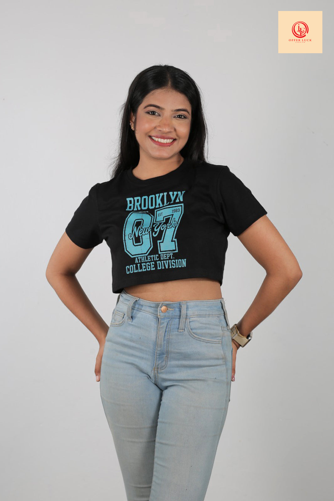 Brooklyn Ladies Crop Top
