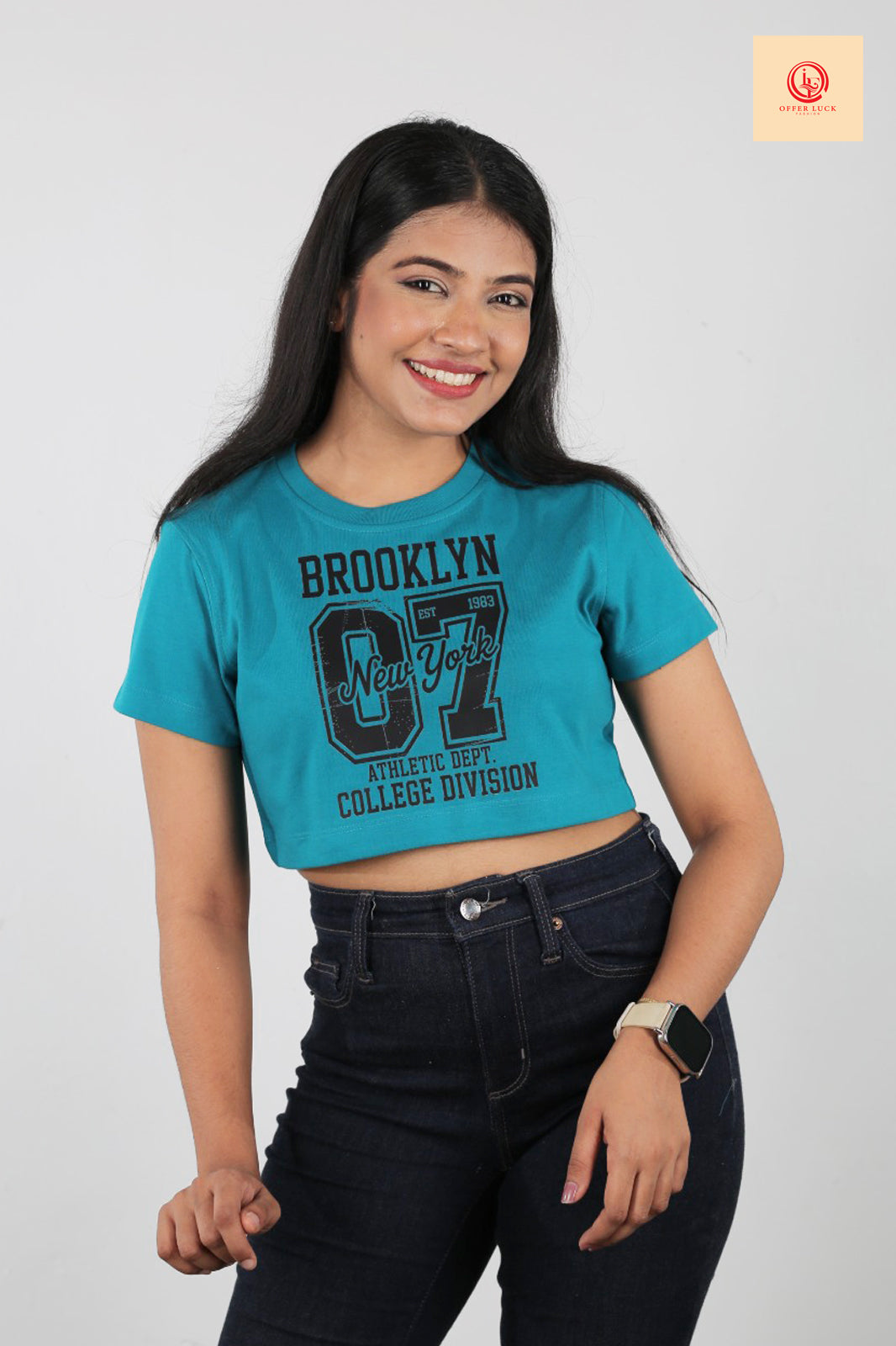 Brooklyn Ladies Crop Top