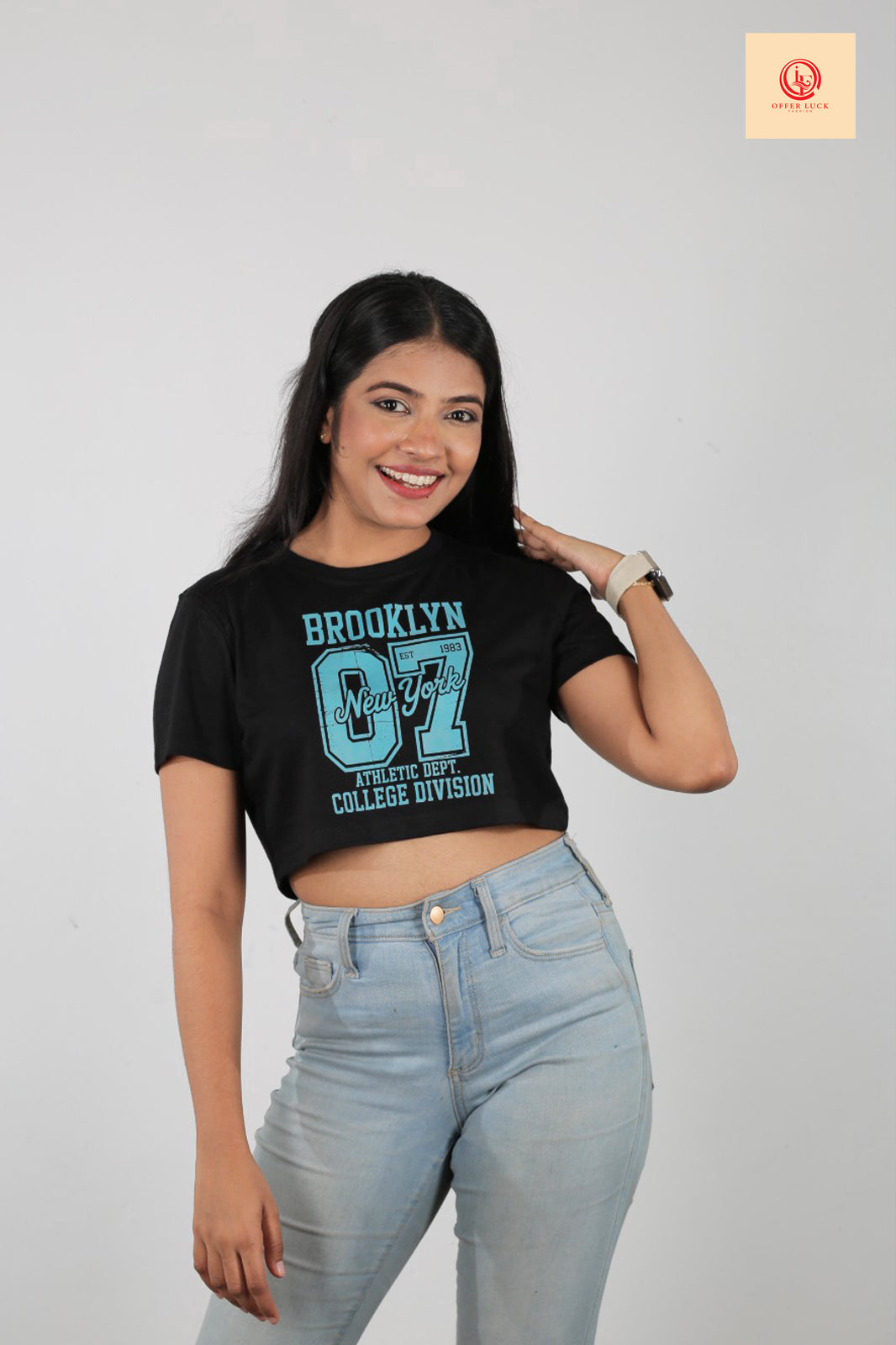 Brooklyn Ladies Crop Top