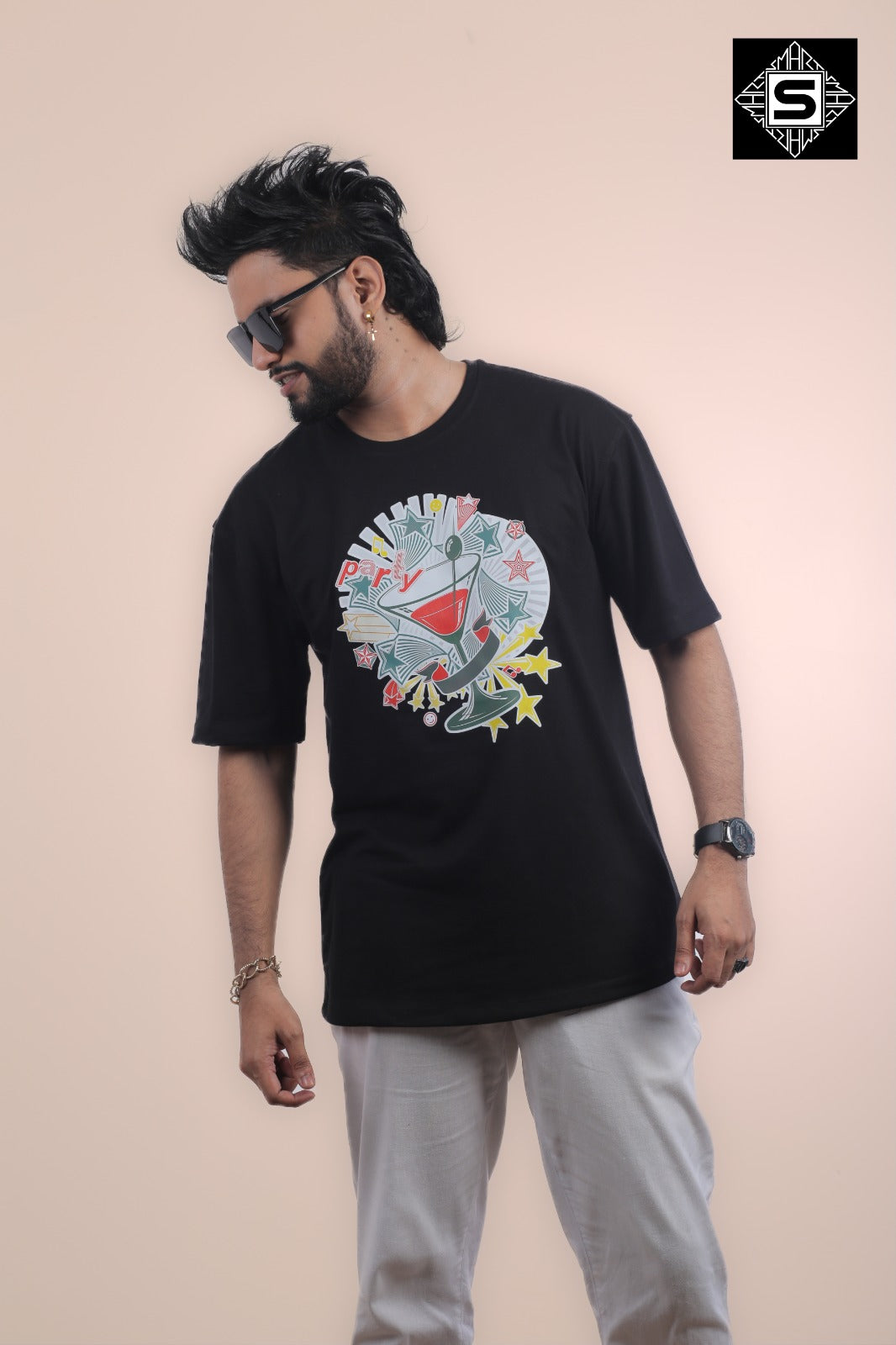 Party Vibe Unisex Oversize Tee