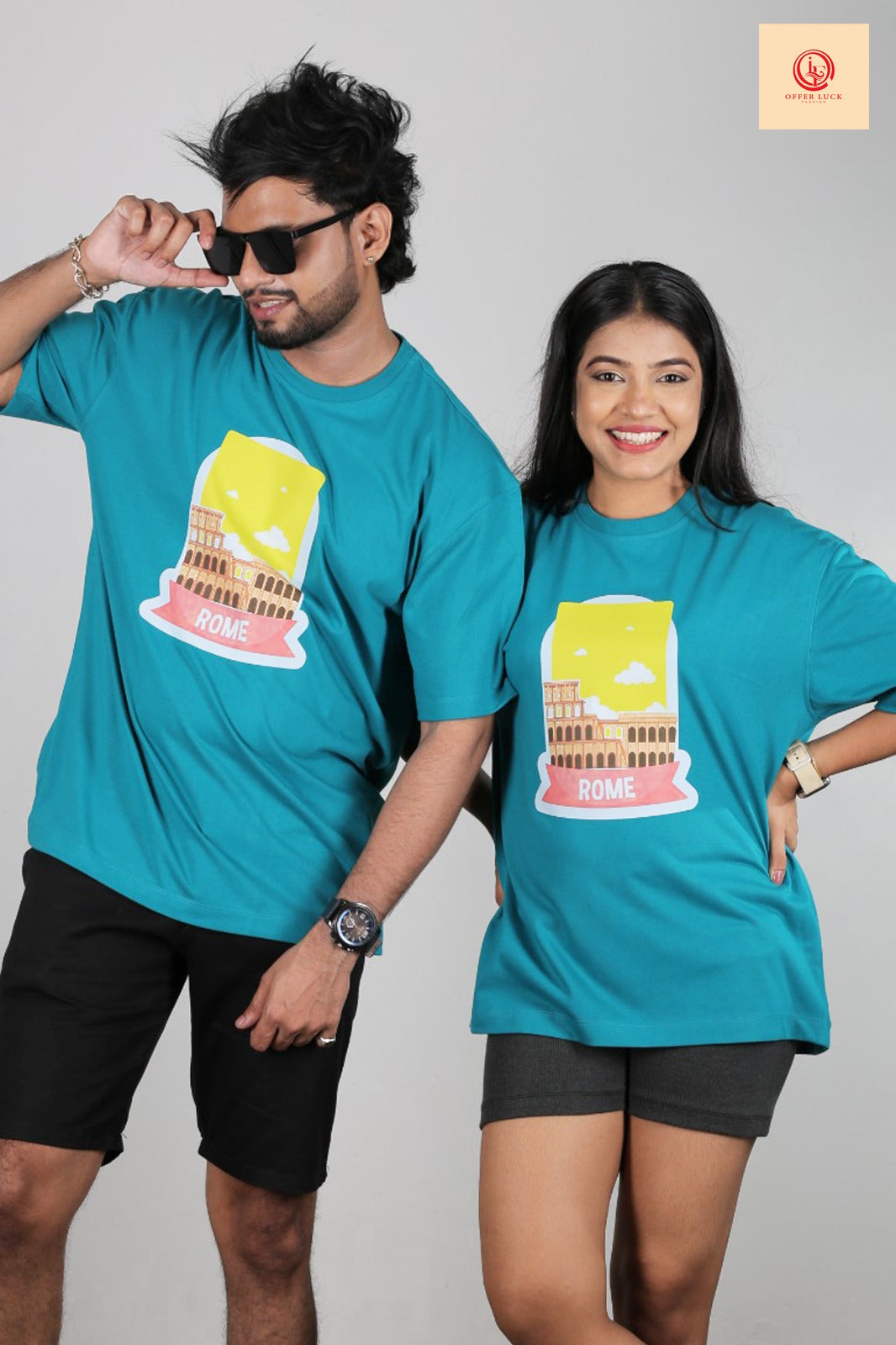 Rome Unisex Oversized Tee