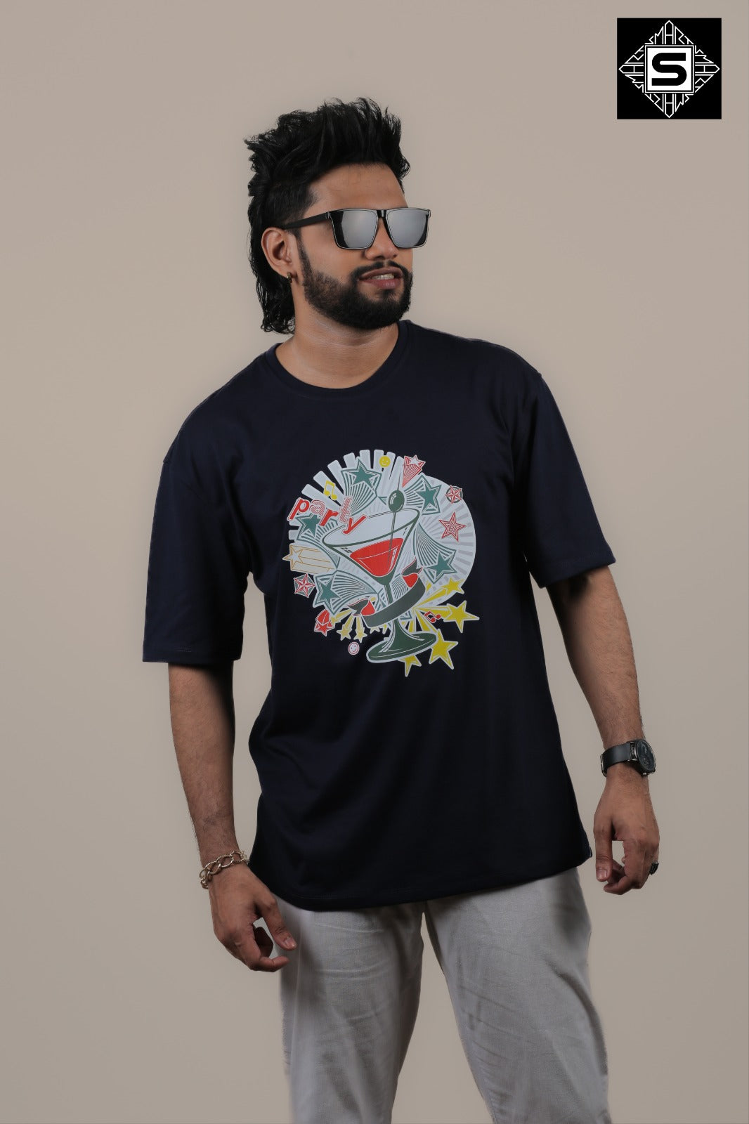 Party Vibe Unisex Oversize Tee